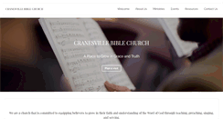 Desktop Screenshot of cranesvillebiblechurch.com