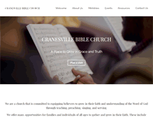 Tablet Screenshot of cranesvillebiblechurch.com